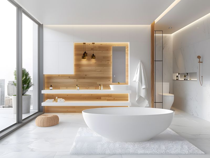 Modern Bathtub Installation